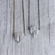 Load image into Gallery viewer, Clear Quartz Points Necklace