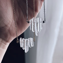 Load image into Gallery viewer, Clear Quartz Points Necklace
