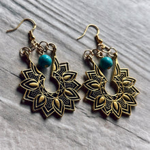 Load image into Gallery viewer, Zen Flower Stone Earrings
