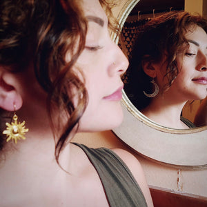 One The Sun, One The Moon Earrings