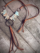 Load image into Gallery viewer, AQUA TERRA Long Leather Cord Necklace
