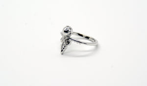 Sterling Silver Energy Arrow Ring