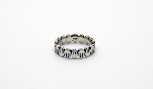 Sterling Silver Infinity Hands Ring