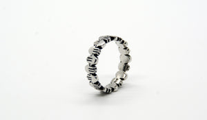 Sterling Silver Infinity Hands Ring