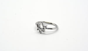 Sterling Silver Lotus Flower Ring