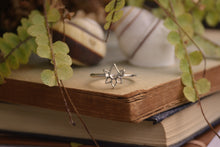 Load image into Gallery viewer, Sterling Silver Lotus Flower Ring
