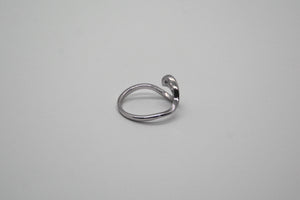 Sterling Silver Moon Tide Ring