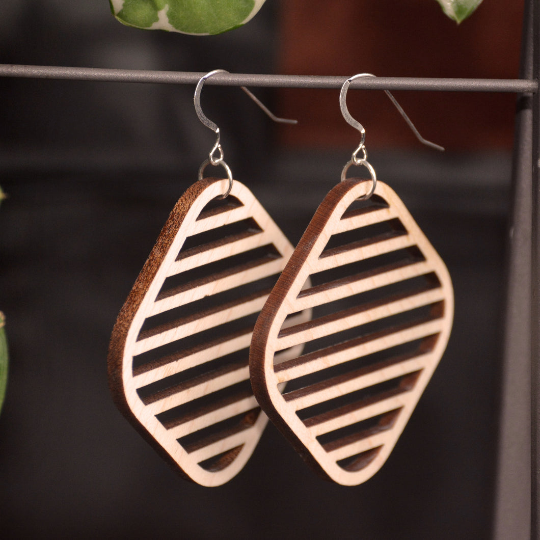 Retro Stripes Earrings