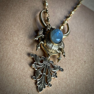 Ascendant Beetle Necklace