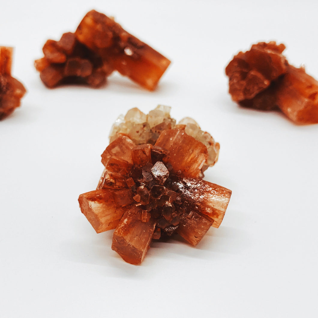 Red Star Aragonite Rosette Crystal