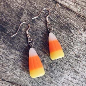Candy Corn Earrings