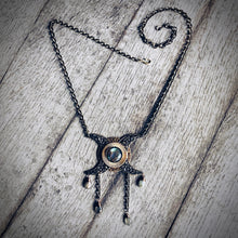 Load image into Gallery viewer, Triple Moon Labradorite Necklace
