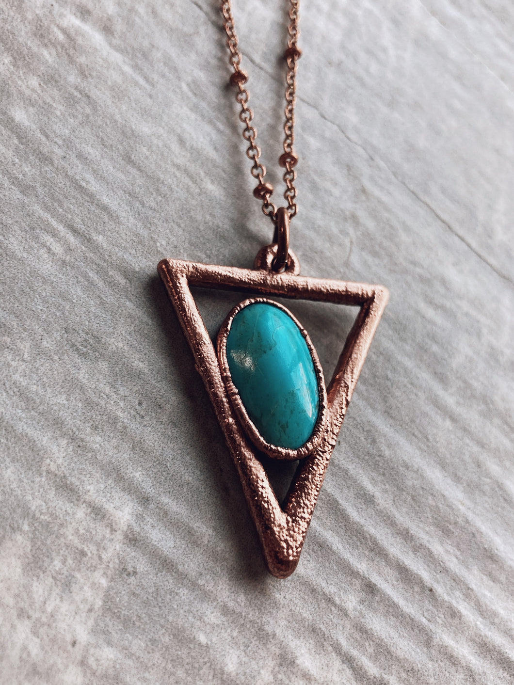 SW Turquoise Triangle Necklace