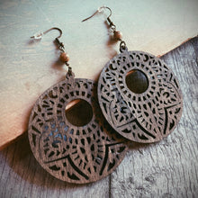 Load image into Gallery viewer, Bohemian Wood Earrings
