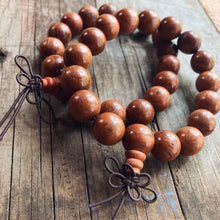 Load image into Gallery viewer, Rosewood Beaded Mala Bracelet
