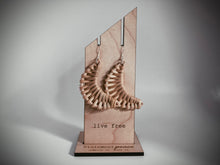 Load image into Gallery viewer, Wicker Moon Earrings
