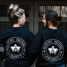 Load image into Gallery viewer, Witchy Sisters Crew Sweater
